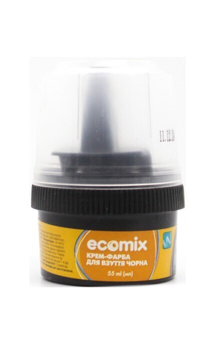 ECOMIX-Крем-краска для обуви Ecomix черная 55 мл-4820214193703