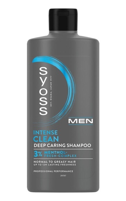 SYOSS-Шампунь для волос Syoss Men Clean & Cool для нормального и жирного 440 мл-9000101277197