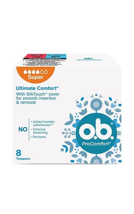 O.B.-Тампоны женские гигиенические o.b. ProComfort Super 8 шт-3574661331140