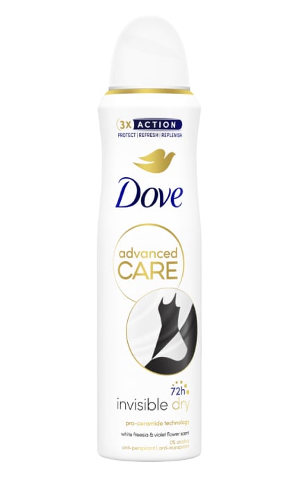 DOVE-Антиперспирант аэрозоль Dove Invisible Dry 48h 150 мл-8720181291630