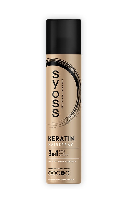 SYOSS-Лак для волосся Syoss Keratin Hairspray Екстра сильної фіксації 300 мл-9000100854733