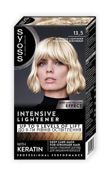 SYOSS SALONPLEX-Краска для волос Syoss Luminous Anti-Yellow Effect Lighrener Pure Blond тон 13-5 Платиновый осветитель 135 мл-9000100929882