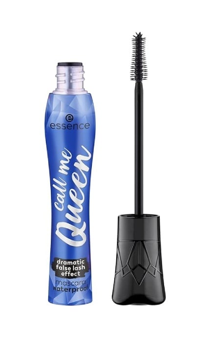 ESSENCE-Водостойкая тушь для ресниц Essence Call Me Queen Dramatic False Lash Effect Mascara с эффектом накладных ресниц Black 11.5 мл-4059729490322