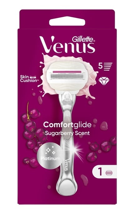 GILLETTE VENUS-Станок для гоління жіночий Venus Comfortglide Sugarberry Plus Olay з 1 змінним картриджем -8700216130516