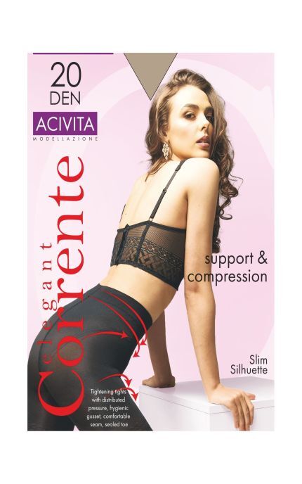 CORRENTE-Колготы женские Corrente Acivita 20 Den natural размер 4-2110202964937