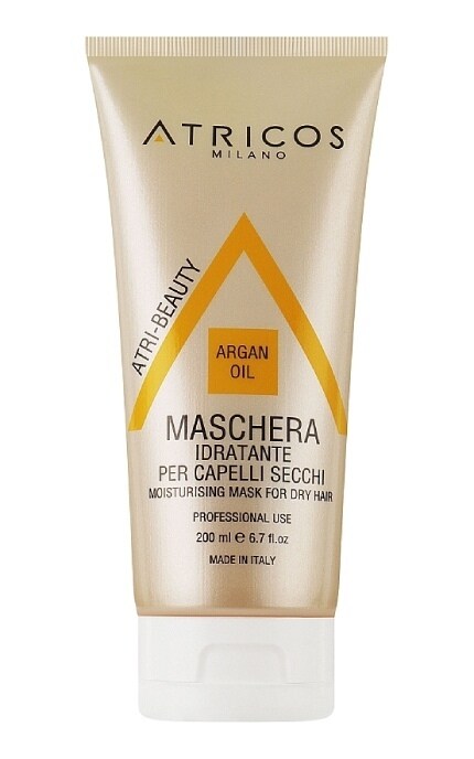ATRICOS MILANO-Маска для сухих волос Atricos Milano увлажняющая 200 мл -8056209680705