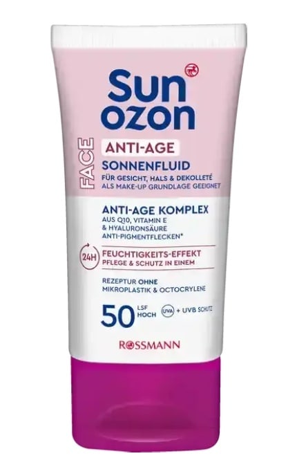 SUNOZON-Флюїд для обличчя Sunozon Anti Age Sonnenfluid SPF50+ сонцезахисний 50 мл-4305615827407