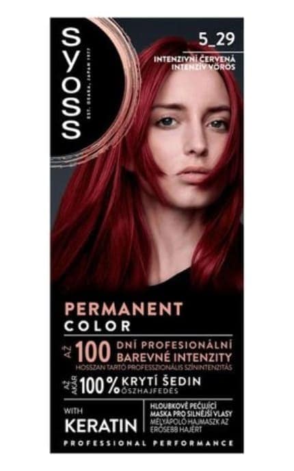 SYOSS SALONPLEX-Крем-краска для волос Syoss №5-29 Насыщенный Красный 165 г -9000101739251
