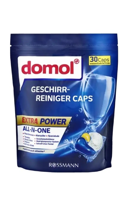 DOMOL-Капсули для посудомийної машини Domol Extra Power 30 шт-4068134040787