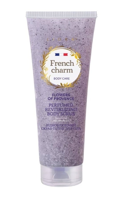 LIORA-Скраб-пилинг для тела Liora Flowers of provence French charm 260 мл-4823106003586