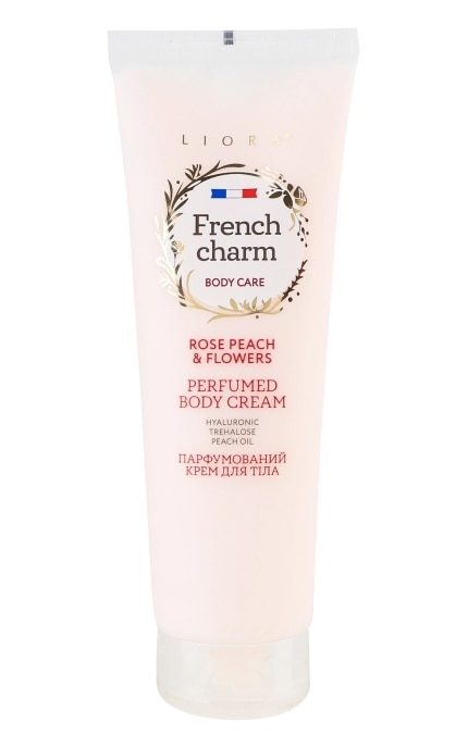 LIORA-Крем для тела Liora Rose peach&Flowers French charm 260 мл-4823106003609