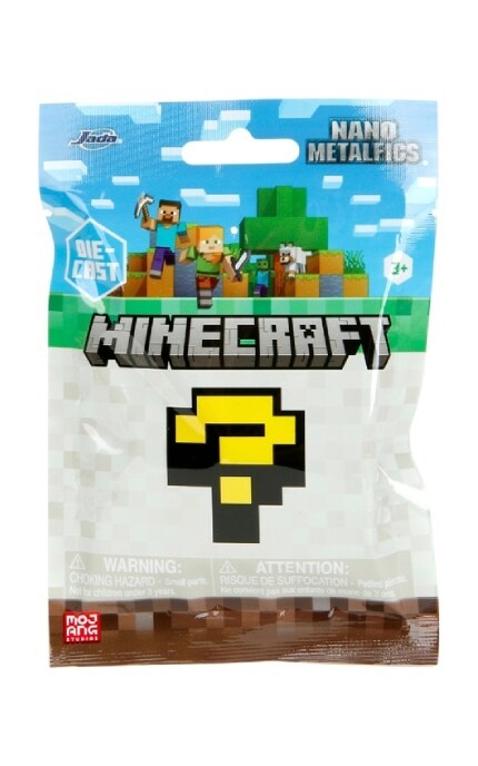 JADA-Фигурка-сюрприз металлическая коллекционная Jada Майнкрафт 5 высота 4 см 13 видов в ассортименте-4006333093319
