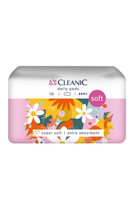 CLEANIC-Прокладки гигиенические Cleanic Soft дневные 10 шт-5900095035572