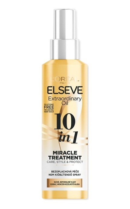 ELSEVE-Спрей многофункциональный 10 в 1 L'Oréal Paris Elseve Роскошь Масел для сухих и непослушных волос, нуждающихся в питании 150 мл-3600524078065