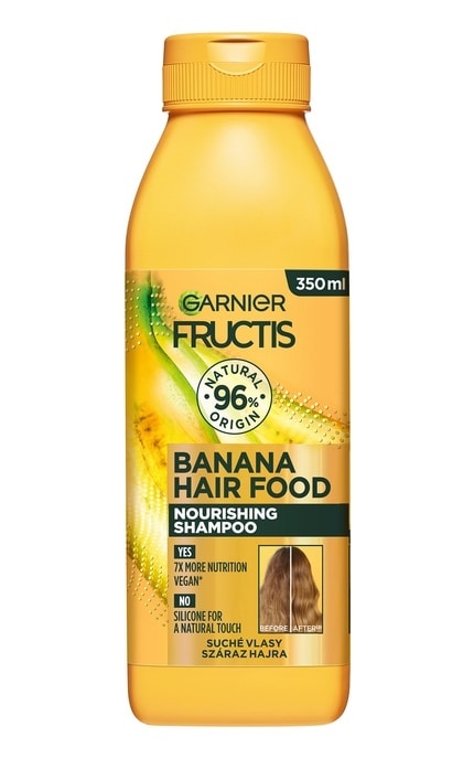 FRUCTIS-Шампунь Garnier Fructis HairFood Банан Живлення для дуже сухого волосся 350 мл-3600542290111