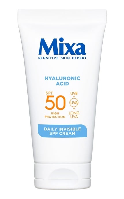 MIXA-Крем ежедневный Mixa Lab с гиалуроновой кислотой для сухой и чувствительной кожи лица SPF50+ 50 мл-3600551153292