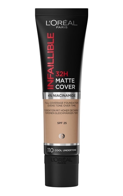 L'OREAL PARIS-Тональний крем L`Oreal Paris Infaillible 24h Матове покриття 110 Рожева ваніль 30 мл-3600523784400