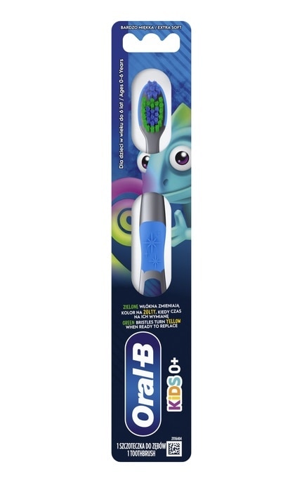 ORAL B-Зубная щетка Oral-B Kids для детей 0+ лет Экстрамягкой жесткости 1 шт-8700216749497