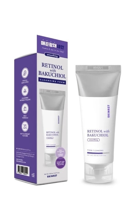 -Пенка для лица SKIN627 гладкая кожа и чистые поры 150 мл-8809696984524