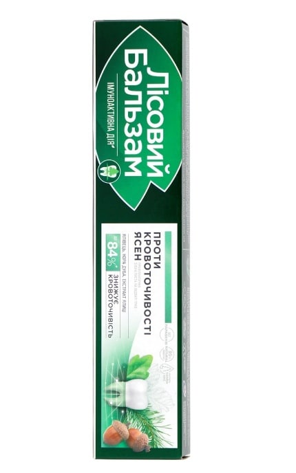 ЛЕСНОЙ БАЛЬЗАМ-Зубна паста профілактична Лісовий бальзам з екстрактами кори дуба та ялиці на відварі трав 75 мл-6221048409905