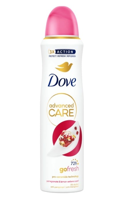 DOVE-Антиперспирант спрей Dove Go fresh Pomegranate&Lemon Verbena Scent 150 мл-8720181291814