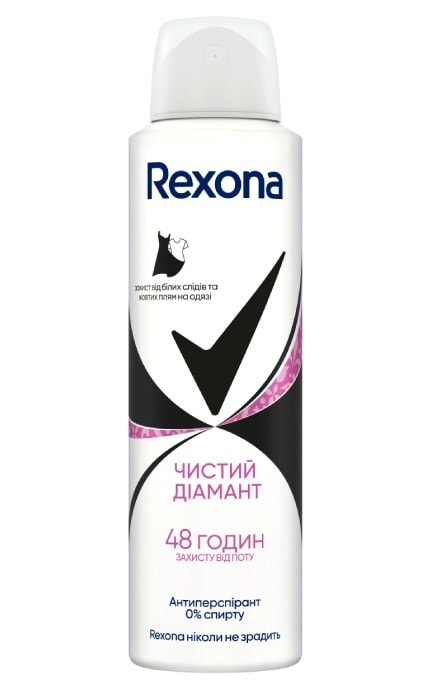 REXONA-Антиперспірант аерозоль Rexona Invisible pure 150 мл-8720181564086