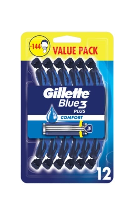 GILLETTE-Бритва Gillette Blue 3 Plus Comfort 12 шт-8700216148092