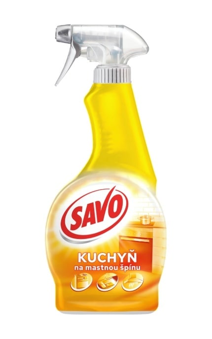 SAVO-Спрей для очищення від жиру для кухні Savo 500 мл-8720182878663
