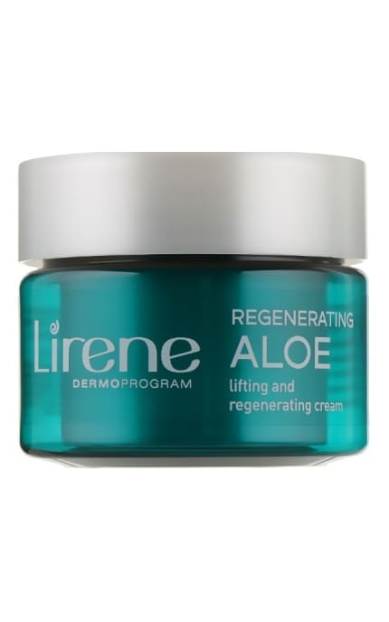 LIRENE-Крем для лица регенерирующий Lirene с эктрактом алоэ 50 мл-5900717709515
