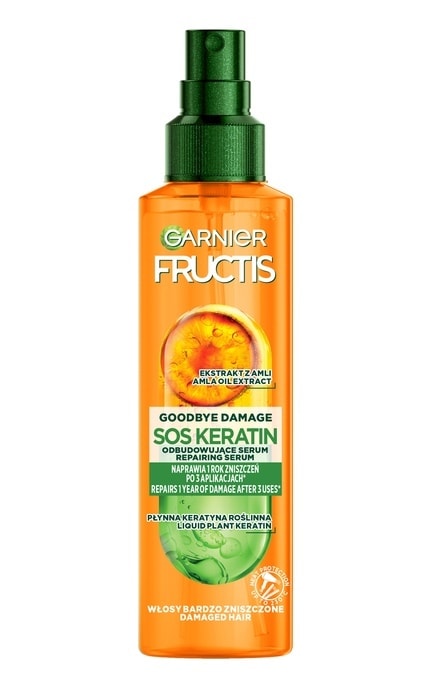 FRUCTIS-Спрей для тонкого, пошкодженого волосся Garnier Fructis GSE Гудбай посічені кінчики 150 мл-3600542553001
