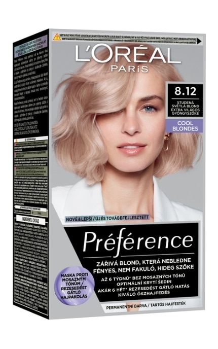 PREFERENCE-Фарба для волосся L'oreal Paris Preference 8.12 1 шт-3600523948888