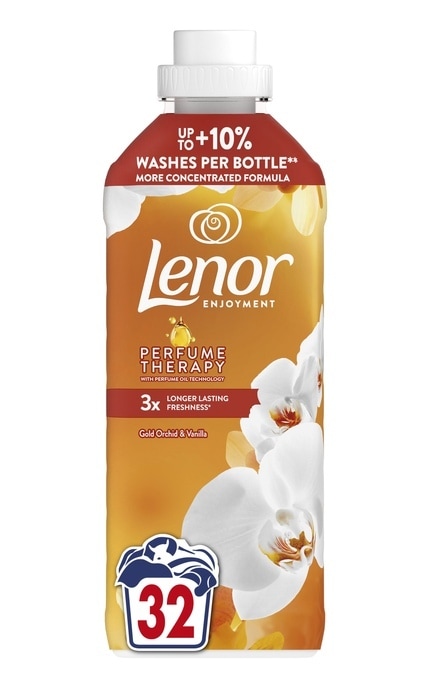LENOR-Кондиціонер для білизни Lenor Золота орхідея 32 цикли прання 675 мл -8700216723862