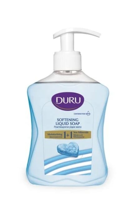 DURU-Крем-мило пом'якшуюче Duru 1 та 1 Soft Sensations Морські мінерали 300 мл-8690506491604