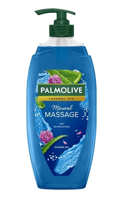 PALMOLIVE-Гель для душа Palmolive Thermal Spa Минеральный массаж с морской солью и алоэ 750 мл-8718951526624