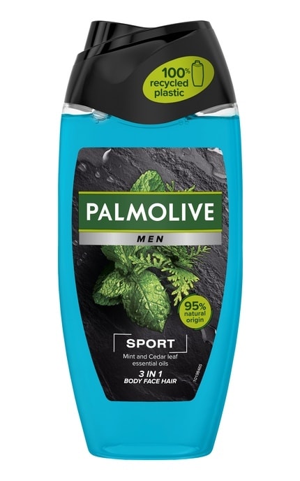 PALMOLIVE-Відновлюючий гель-шампунь для душу Palmolive Men Спорт 3 в 1 250 мл-8714789703398