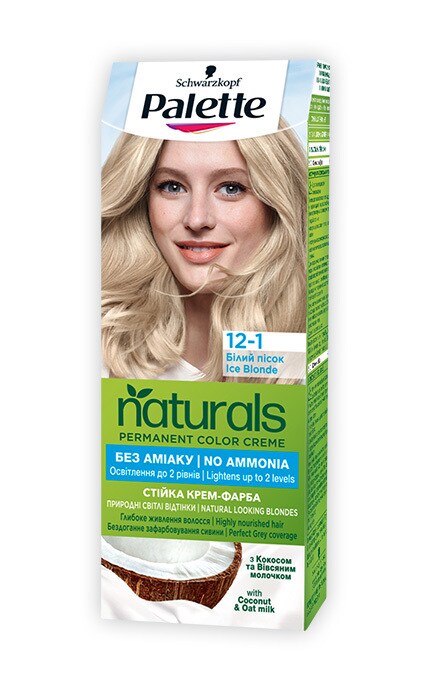 PALETTE NATURALS-Устойчивая крем-краска Palette Naturals белый песок 110 мл-9000100948944