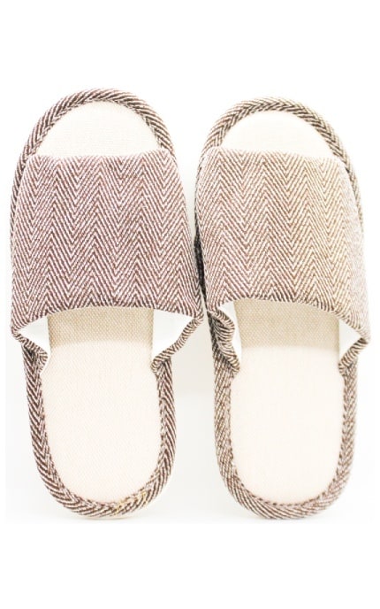 WATSONS-Тапочки мужские домашние коричневые размер 40-41-4894819749719