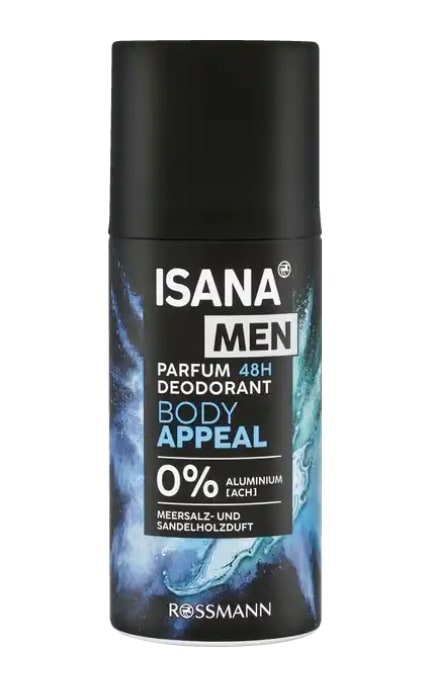 ISANA MEN-Дезодорант спрей чоловічий Isana Men Body Appeal 150 мл-4305615754093