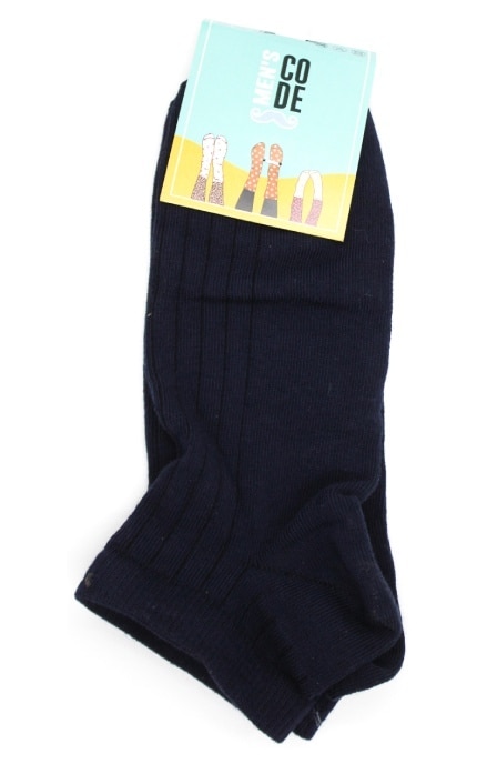 MEN'S CODE-Носки мужские заниженные Men`s Code размер 27 рубчик в ассортименте 1 шт-4820163325996