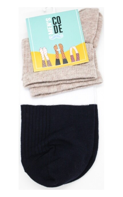 MEN'S CODE-Носки мужские Men`s Code размер 27 средние в ассортименте 1 пара -4820163325897