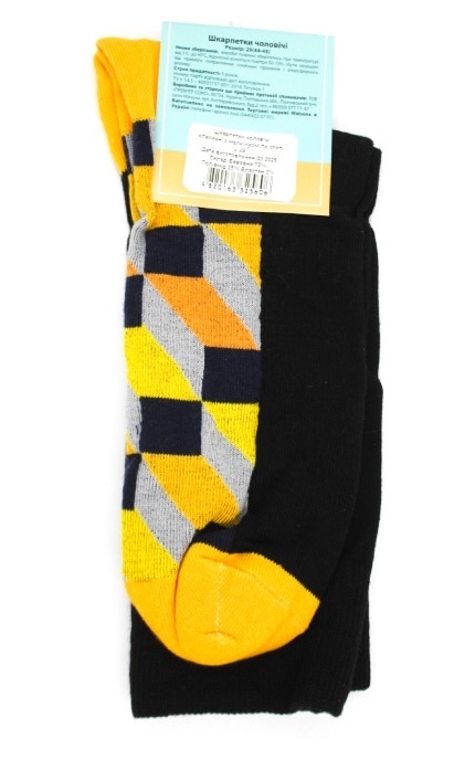 MEN'S CODE-Носки мужские Men`s Code размер 29 с рисунком 1 пара -4820163325606