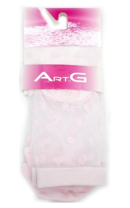 ART G-Шкарпетки жіночі Art G білі/пудра в асортименті розмір 23-25-2000115560329