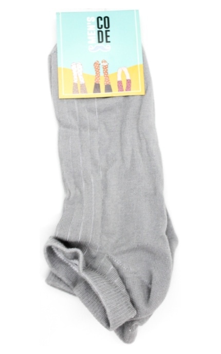 MEN'S CODE-Носки мужские заниженные Men`s Code размер 25 рубчик в ассортименте 1 шт-4820163325989
