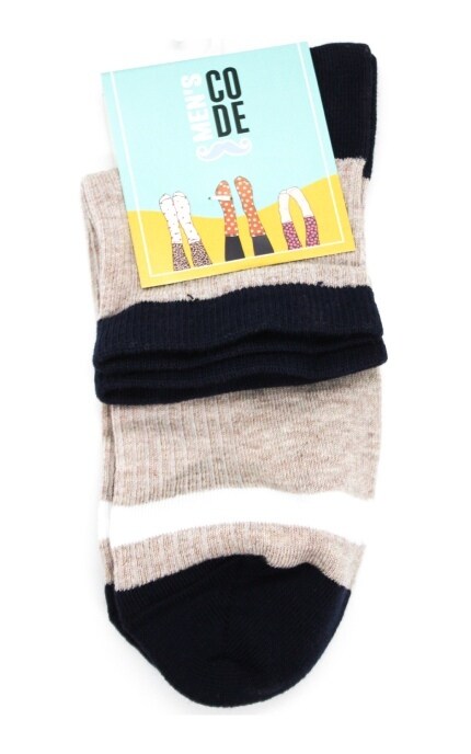 MEN'S CODE-Носки мужские Men`s Code размер 25 средние в ассортименте 1 пара -4820163325880