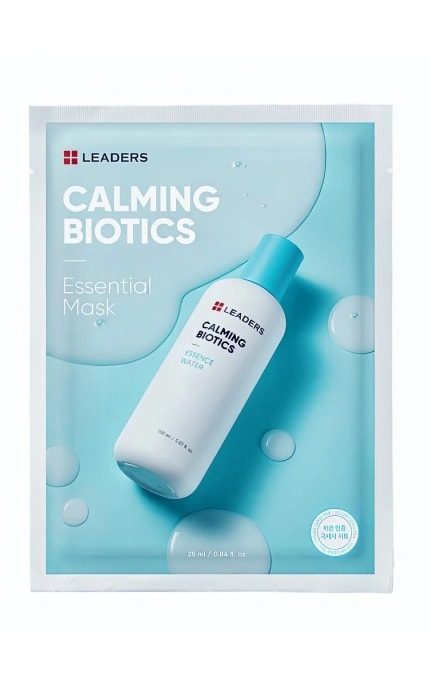 LEADERS-Маска для обличчя Leaders Calming Biotics Інтенсивне Зволоження і Заспокоєння для Чутливої Шкіри 25 мл-8809672283887