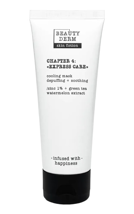 BEAUTYDERM-Маска oxoлоджуюча для обличчя BeautyDerm Skin Fiction з цинком та зеленим чаєм 75 г-4820185228299