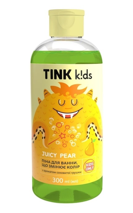 TINK KIDS-Піна для ванни Tink kids Juicy Pear 300 мл-4823109410831