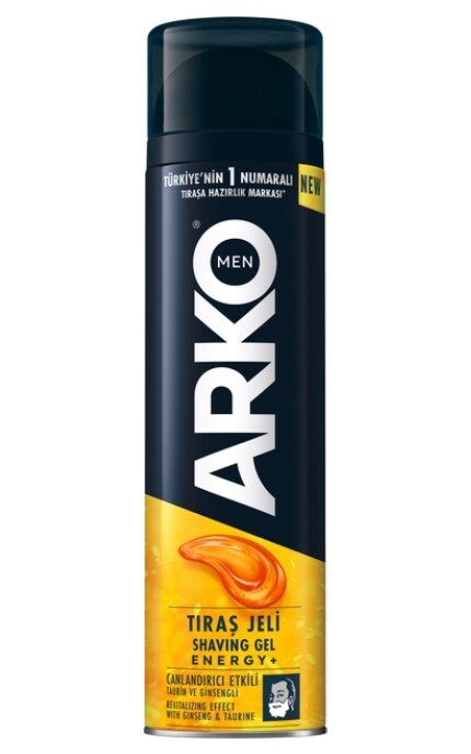 ARKO-Гель для бритья Energy Arko Men Energy+ 200 мл -8690506554699