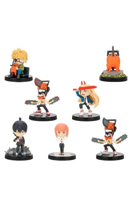 TOTAL ANIME-Фігурка-сюрприз Total Anime серії Людина-бензопила W1 Герої Аніме-6900007523097