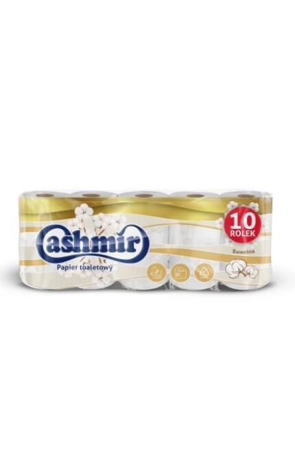 CASHMIR-Туалетний папір Cashmir 3-шарова бавовна 10 шт-5902768979367